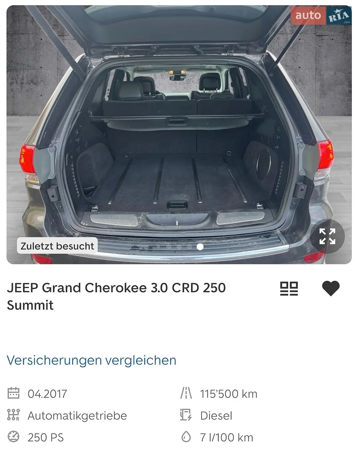 2017 Jeep Grand Cherokee - мініатюра 277