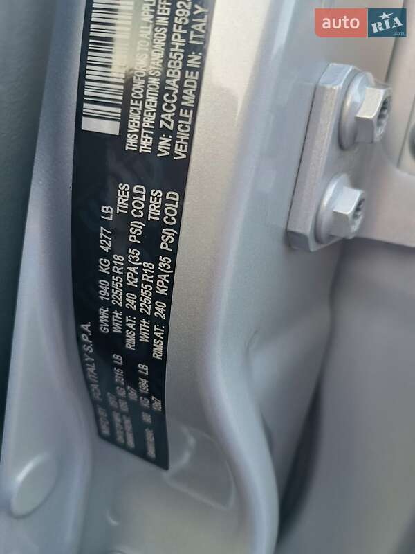 Внедорожник / Кроссовер Jeep Renegade 2017 в Полтаве фото 45 Внедорожник / Кроссовер Jeep Renegade 2017 в Полтаве