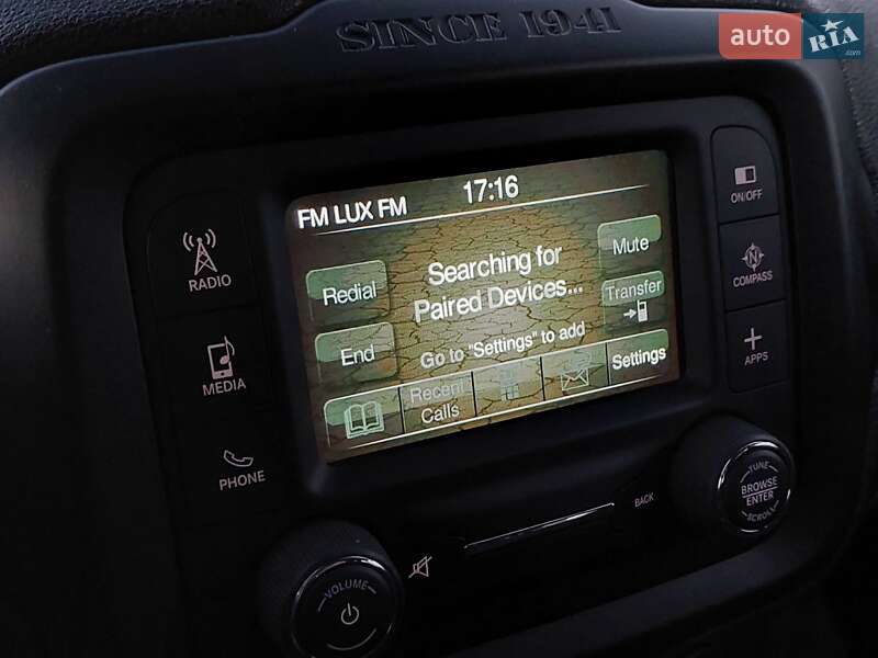 Позашляховик / Кросовер Jeep Renegade 2016 в Одесі фото 18 Позашляховик / Кросовер Jeep Renegade 2016 в Одесі