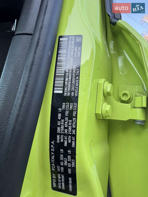 Позашляховик / Кросовер Jeep Renegade 2017 в Житомирі фото 60 Позашляховик / Кросовер Jeep Renegade 2017 в Житомирі