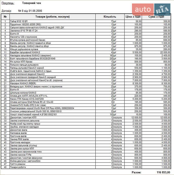 Самоскид КамАЗ 5511 1977 в Івано-Франківську