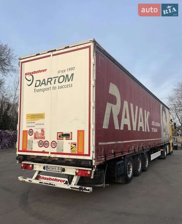 Тентованный борт (штора) - полуприцеп Kassbohrer Maxima 2015 в Ровно фото 2 Тентованный борт (штора) - полуприцеп Kassbohrer Maxima 2015 в Ровно