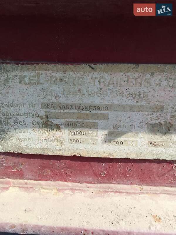 Самоскид причіп Kelberg SKBT 1998 в Кілії