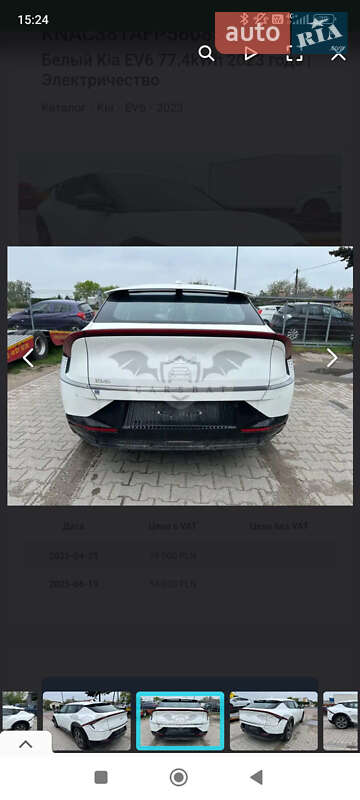 Внедорожник / Кроссовер Kia EV6 2023 в Умани