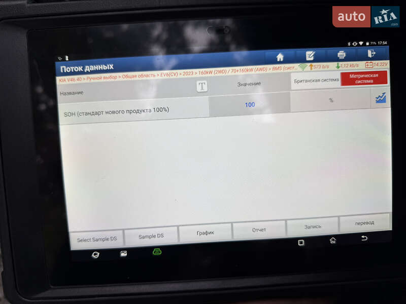 Внедорожник / Кроссовер Kia EV6 2023 в Умани