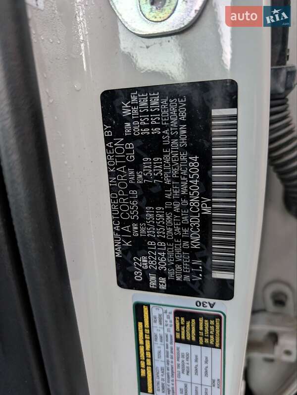 Позашляховик / Кросовер Kia EV6 2022 в Вінниці