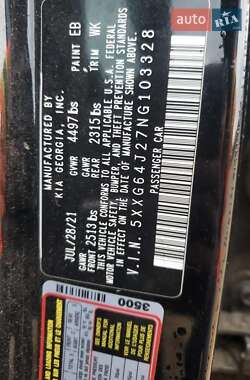 Седан Kia K5 2022 в 