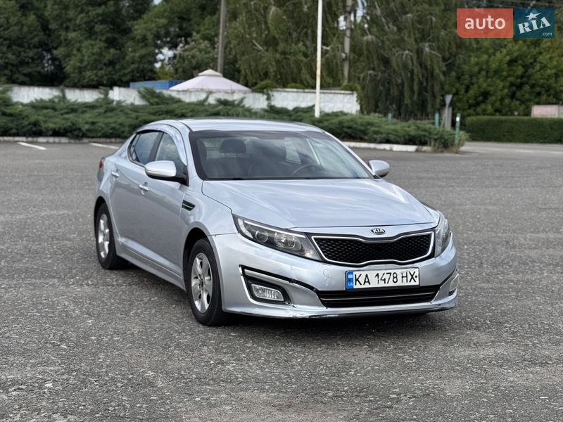 2014 KIA K5, VIN KNAGN418BFA595455:plate — фото 1 (autoria)