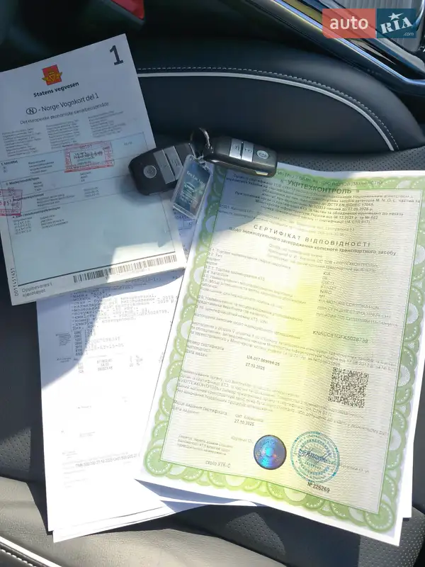 Внедорожник / Кроссовер Kia Niro 2019 в Луцке документ 3 фото Внедорожник / Кроссовер Kia Niro 2019 в Луцке документ