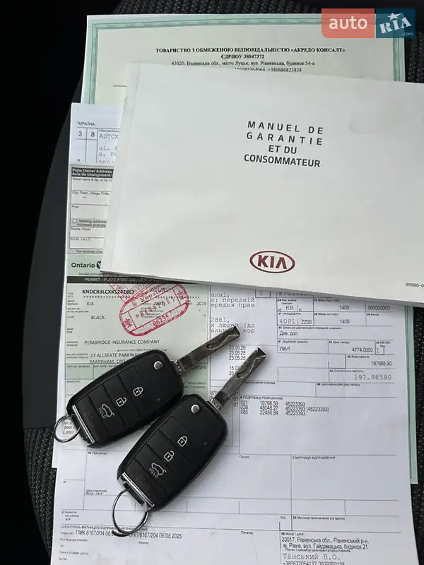 Внедорожник / Кроссовер Kia Niro 2019 в Бродах документ