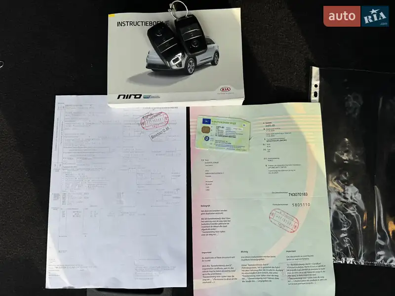 Внедорожник / Кроссовер Kia Niro 2020 в Дубно документ