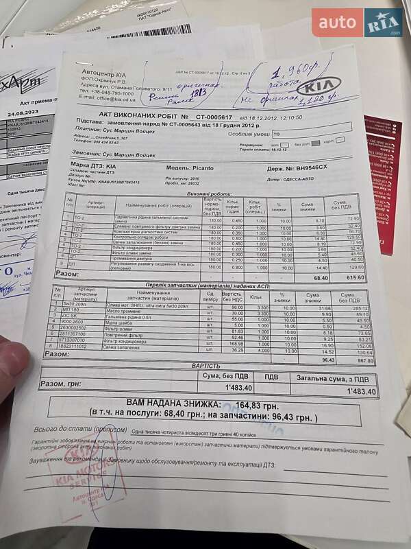 Хэтчбек Kia Picanto 2010 в Одессе фото 25 Хэтчбек Kia Picanto 2010 в Одессе