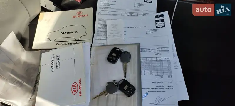 Внедорожник / Кроссовер Kia Sorento 2003 в Днепре документ