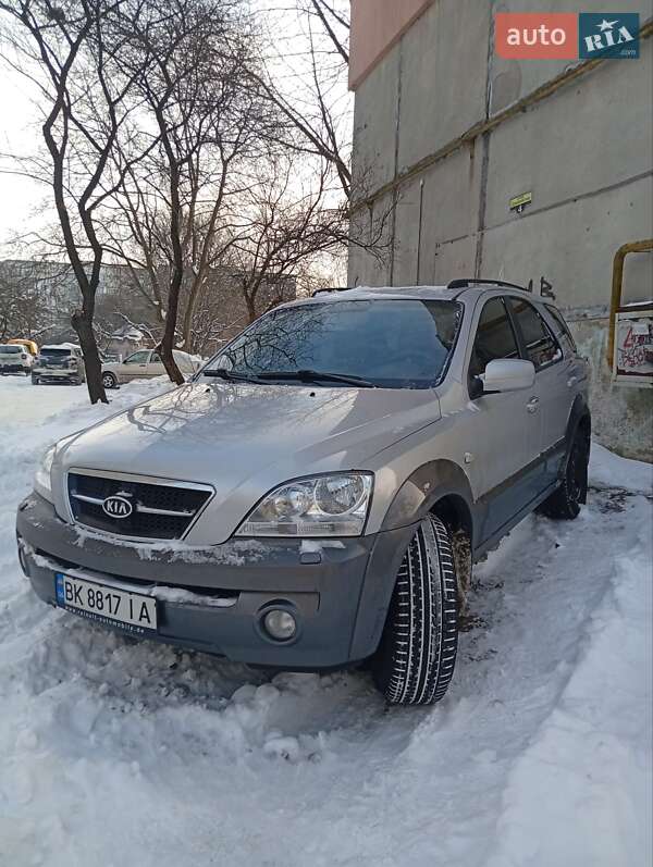 2005 KIA Sorento, VIN KNEJC521855480529:plate — фото 1 (autoria)