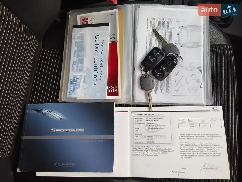 Внедорожник / Кроссовер Kia Sportage 2008 в Харькове документ