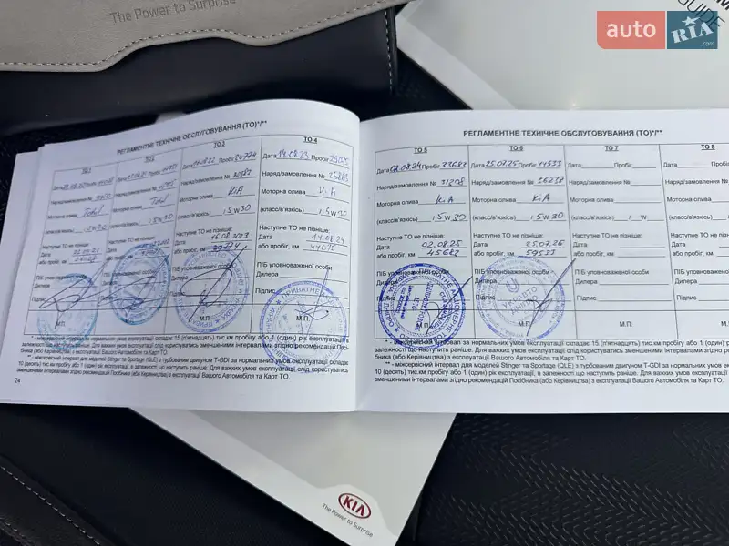 Внедорожник / Кроссовер Kia Sportage 2019 в Днепре документ