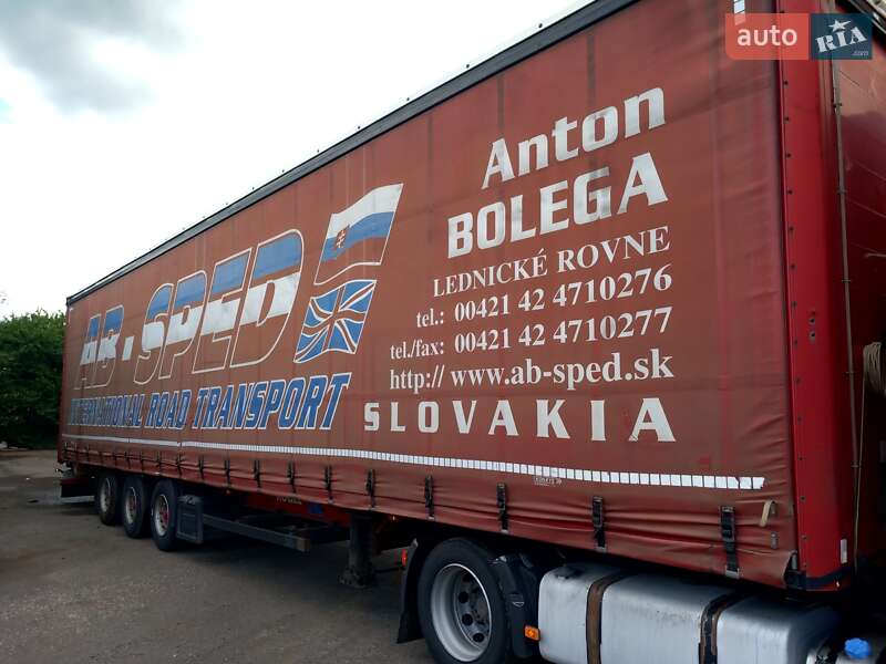 Тентованный борт (штора) - полуприцеп Kogel BPW 2007 в Хусте фото 2 Тентованный борт (штора) - полуприцеп Kogel BPW 2007 в Хусте