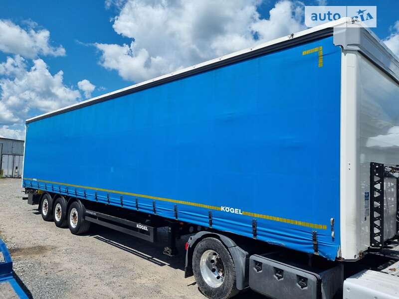 Тентованный борт (штора) - полуприцеп Kogel S 24 2017 в Виннице