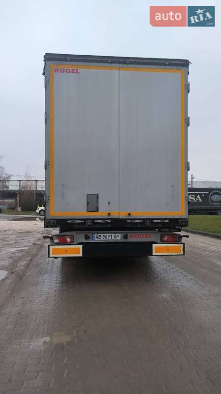 Тентований борт (штора) - напівпричіп Kogel S 24 2014 в Львові