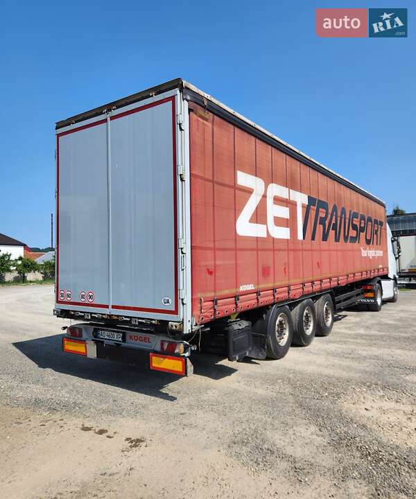 Тентованный борт (штора) - полуприцеп Kogel S 24 2013 в Иршаве