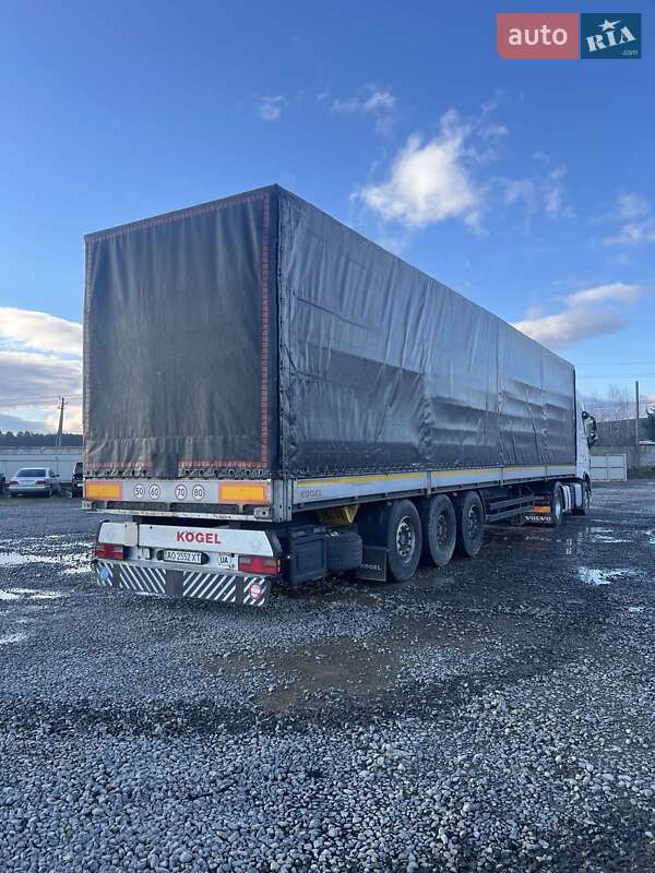 Тентованный борт (штора) - прицеп Kogel S 24 2006 в Иршаве