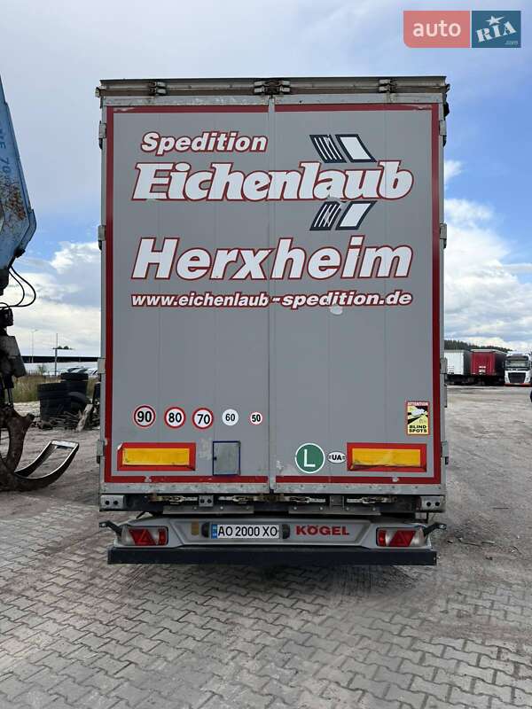 Тентований борт (штора) - напівпричіп Kogel S 24 2013 в Ковелі