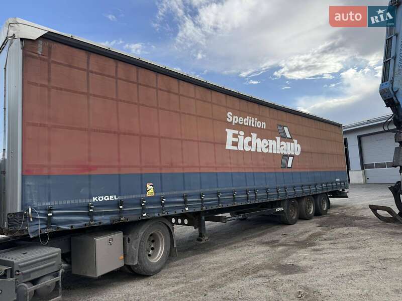 Тентований борт (штора) - напівпричіп Kogel S 24 2013 в Ковелі