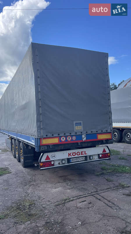 Тентований борт (штора) - напівпричіп Kogel S 24 2002 в Києві