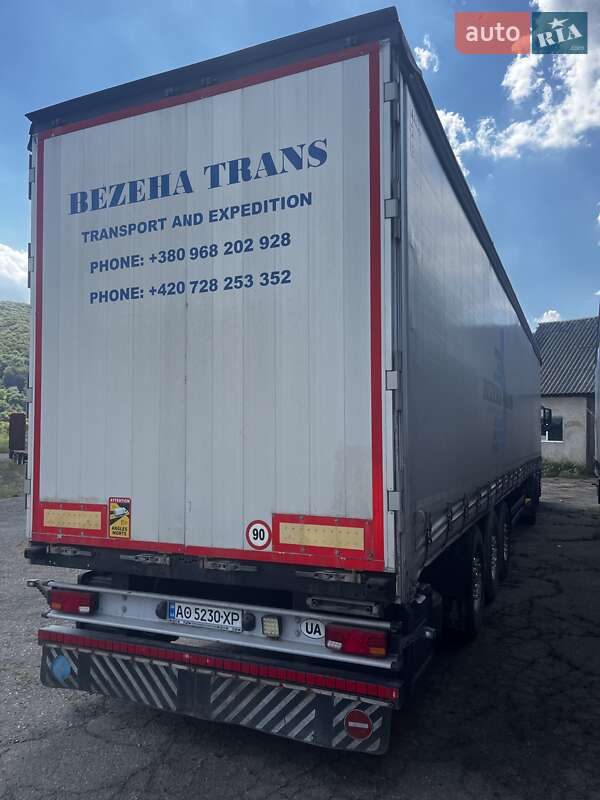 Тентованный борт (штора) - полуприцеп Kogel S 24 2008 в Хусте фото Тентованный борт (штора) - полуприцеп Kogel S 24 2008 в Хусте