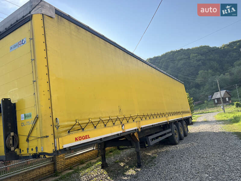 Тентованный борт (штора) - прицеп Kogel S 24 2011 в Тячеве фото Тентованный борт (штора) - прицеп Kogel S 24 2011 в Тячеве