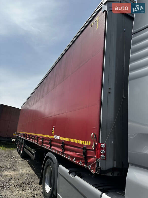 Тентований борт (штора) - напівпричіп Kogel SAAF 2016 в Луцьку