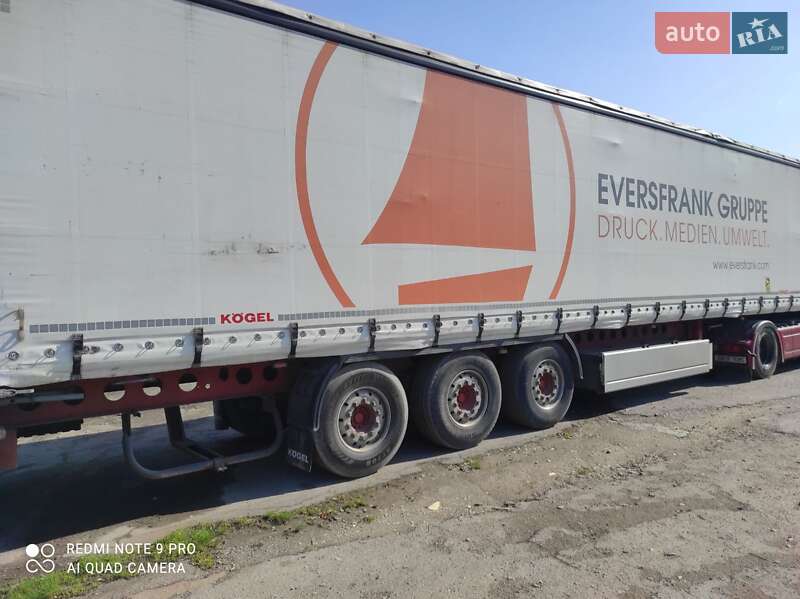 Тентований борт (штора) - напівпричіп Kogel SAF 2010 в Кам'янець-Подільському