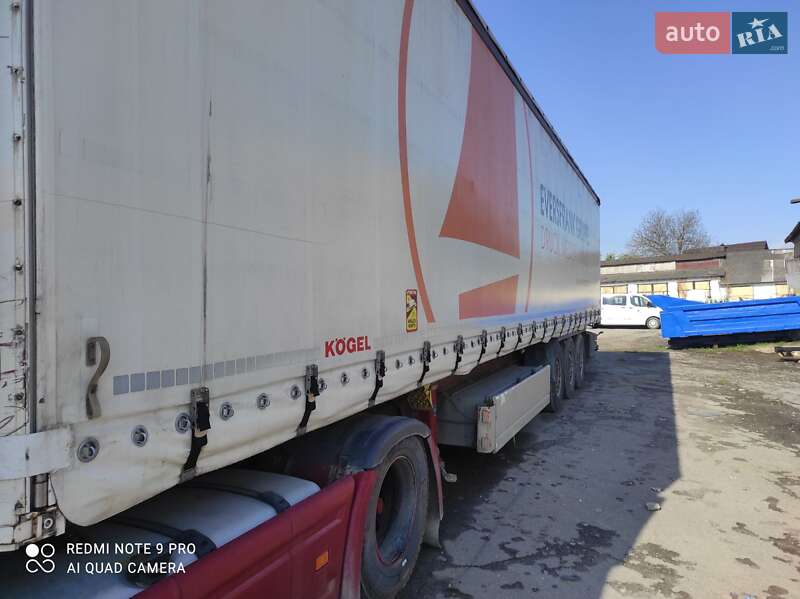 Тентований борт (штора) - напівпричіп Kogel SAF 2010 в Кам'янець-Подільському