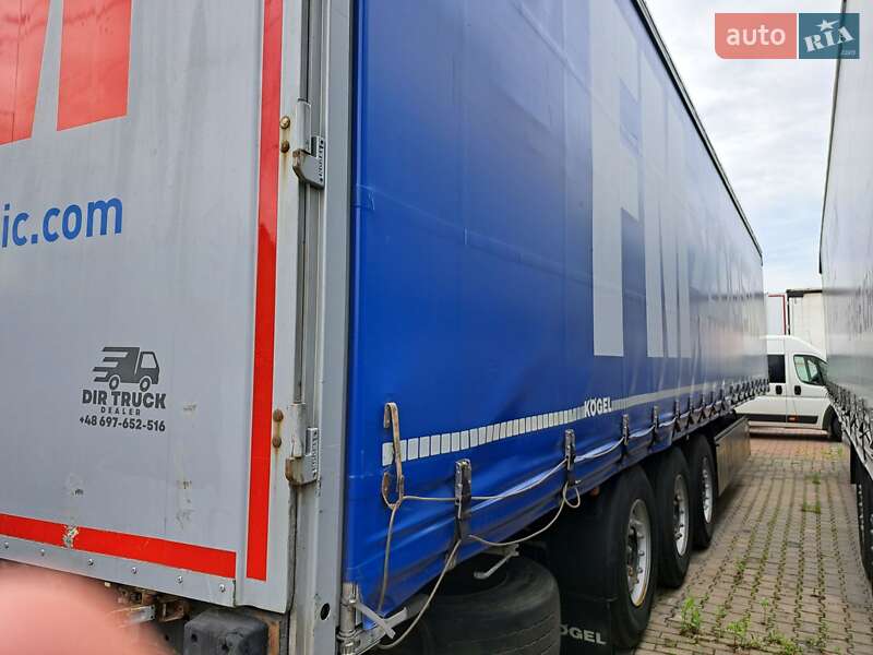 Тентованный борт (штора) - полуприцеп Kogel SAF 2016 в Киеве фото 3 Тентованный борт (штора) - полуприцеп Kogel SAF 2016 в Киеве