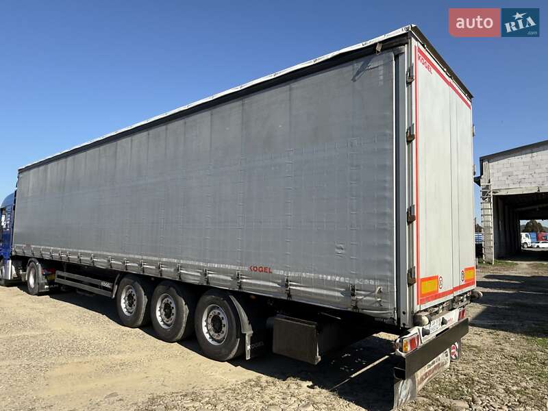 Тентований борт (штора) - напівпричіп Kogel SAF 2014 в Тячеві