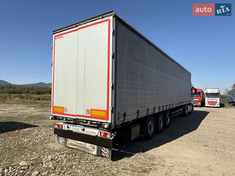 Тентований борт (штора) - напівпричіп Kogel SAF 2014 в Тячеві