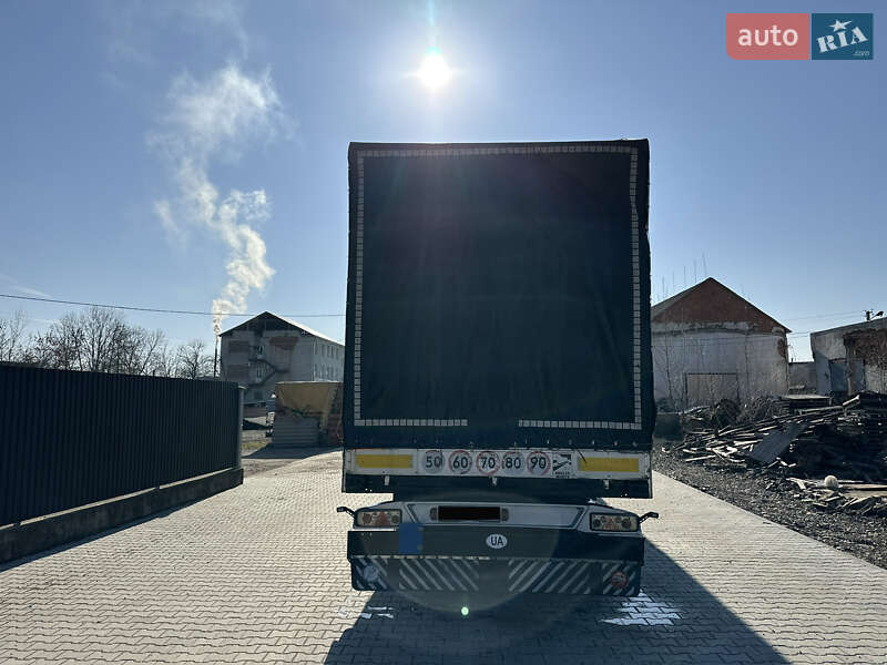 Тентованный борт (штора) - полуприцеп Kogel SAF 2008 в Иршаве