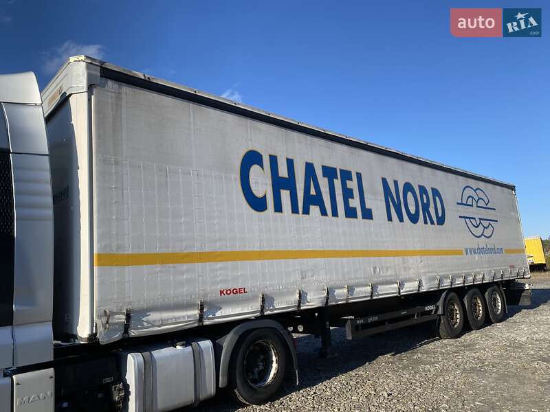 Тентованный борт (штора) - полуприцеп Kogel SAF 2015 в Виннице