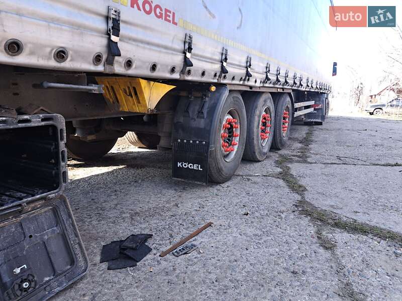 Тентованный борт (штора) - полуприцеп Kogel SAF 2013 в Подольске