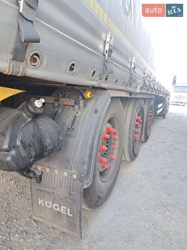 Тентованный борт (штора) - полуприцеп Kogel SAF 2013 в Подольске