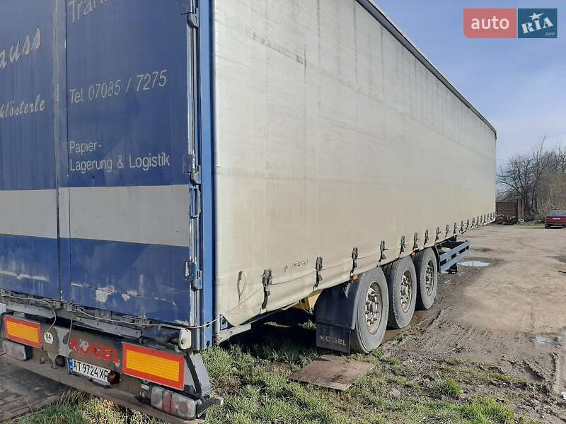 Тентований борт (штора) - напівпричіп Kogel SN 24 2007 в Івано-Франківську