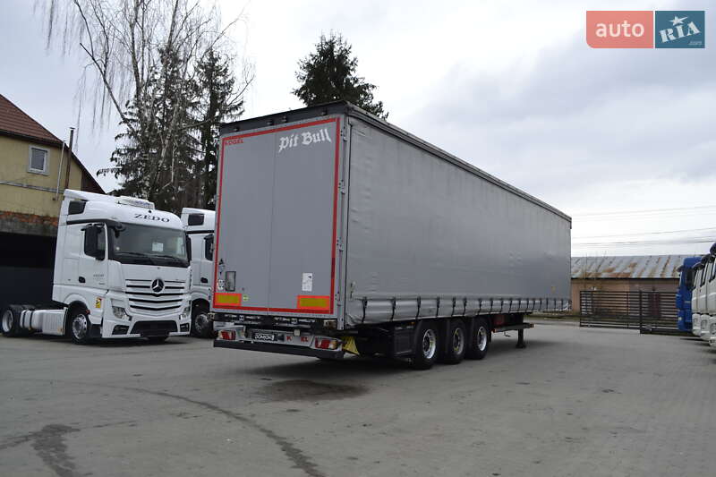 Тентований борт (штора) - напівпричіп Kogel SN 24 2016 в Хусті