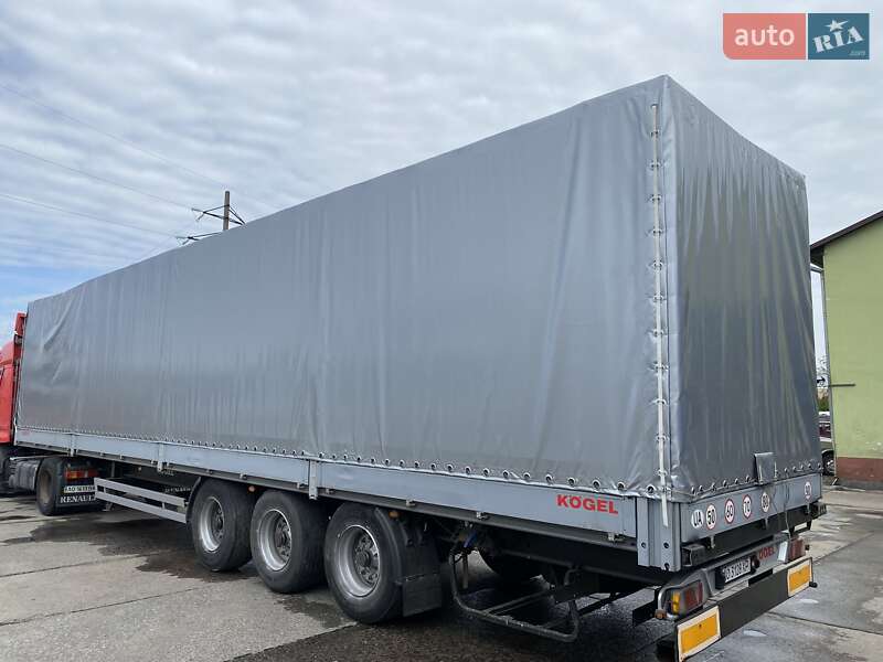 Тентований борт (штора) - напівпричіп Kogel SN 24 2011 в Мукачевому