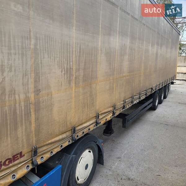 Тентованный борт (штора) - полуприцеп Kogel SN 24 2005 в Днепре
