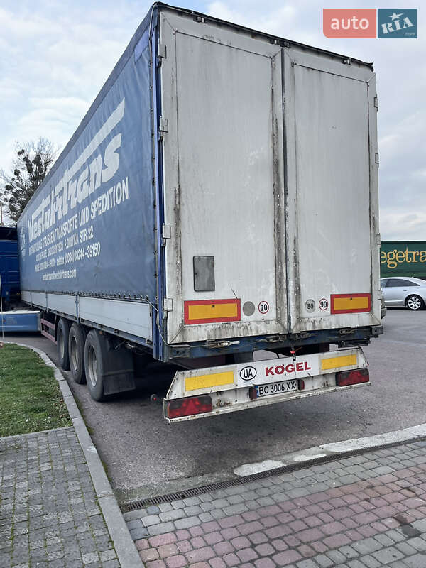 Тентованный борт (штора) - полуприцеп Kogel SN 24 2005 в Львове фото 2 Тентованный борт (штора) - полуприцеп Kogel SN 24 2005 в Львове