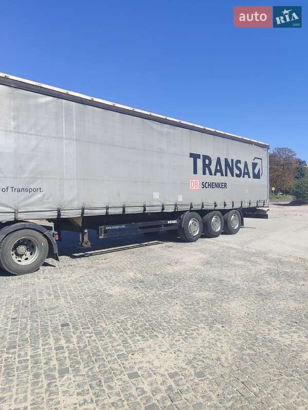 Тентованный борт (штора) - полуприцеп Kogel SN 24 2009 в Кременце