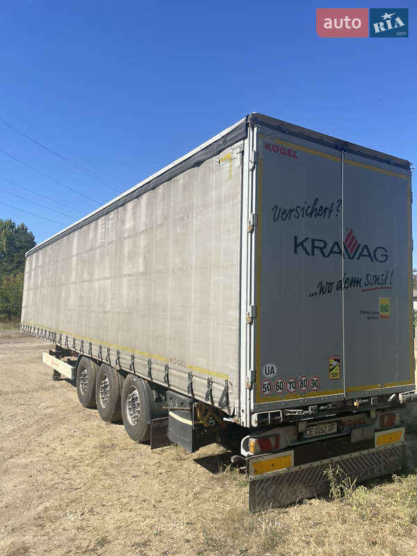 Тентований борт (штора) - напівпричіп Kogel SN 24 2012 в Чернівцях фото 4 Тентований борт (штора) - напівпричіп Kogel SN 24 2012 в Чернівцях