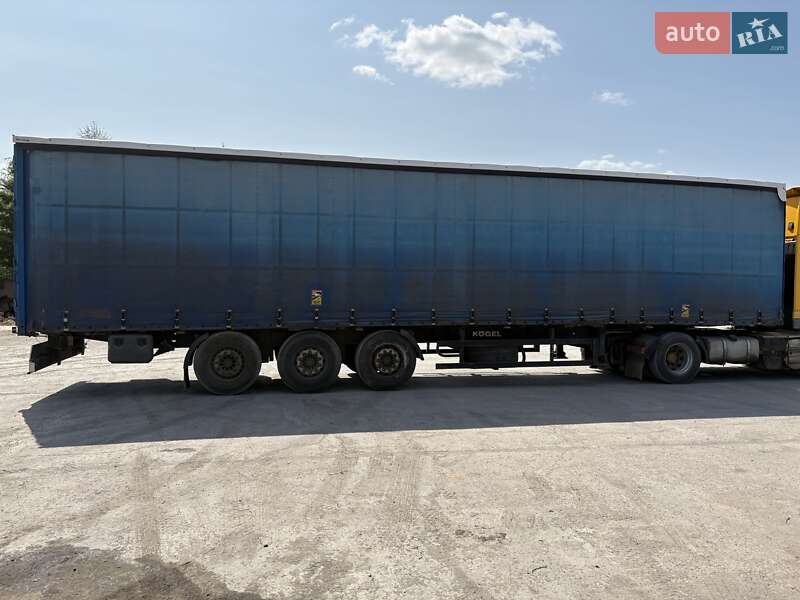 Тентований борт (штора) - напівпричіп Kogel SN 24 2006 в Запоріжжі