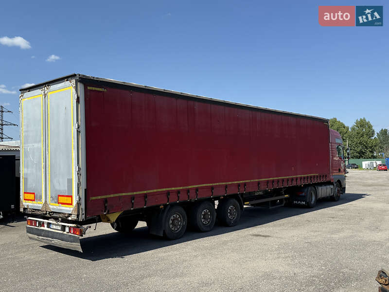 Тентованный борт (штора) - полуприцеп Kogel SN 24 2005 в Днепре