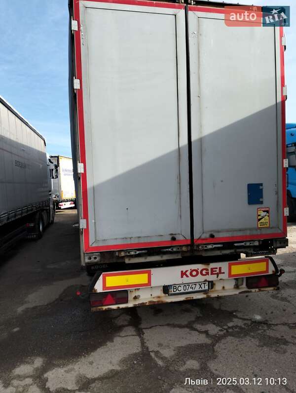 Тентованный борт (штора) - полуприцеп Kogel SN 24 2007 в Львове